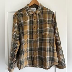 Corridor NYC Acid Plaid Shirt - Size Medium